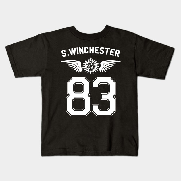 Sam winchester 83 Kids T-Shirt by jessycroft